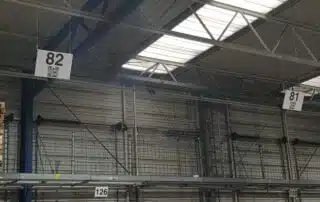 Blocklagerschilder von ONK