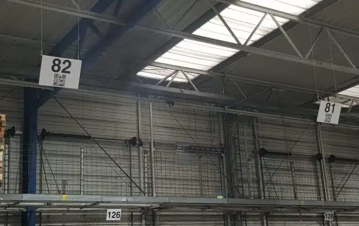 Blocklagerschilder von ONK