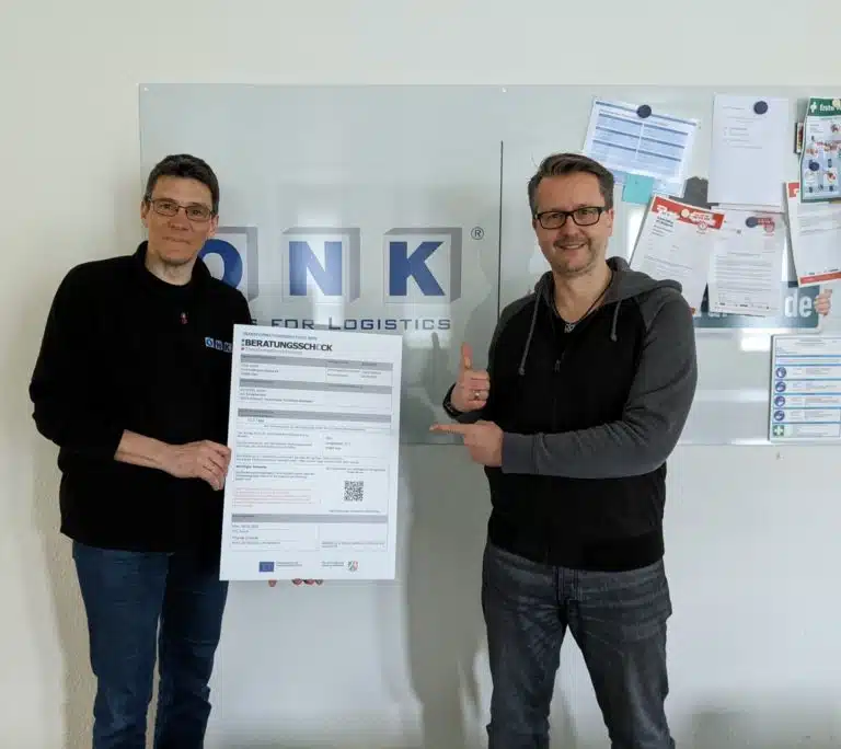 Transformationsberatung 2023 Transformationsberatung: Übergabe des Beratungschecks