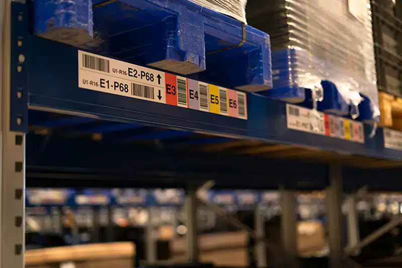 Etiketten für Regale und Logistik Etiketten für Regale und Logistik