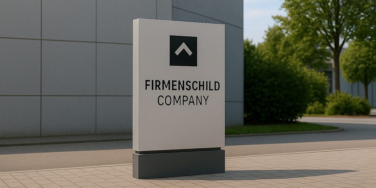 Schilder für Bürogebäude