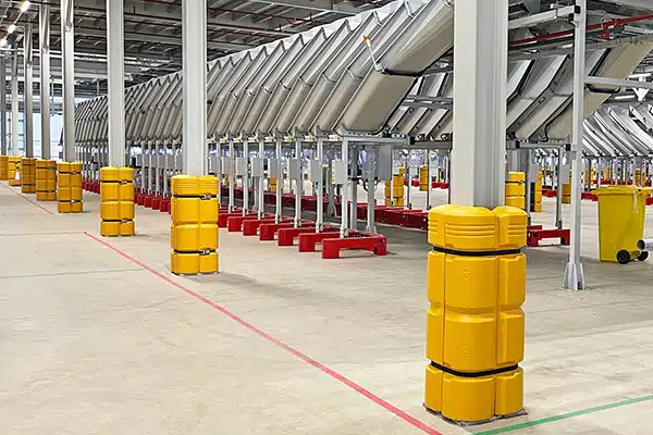 Schlagabsorbierender Säulenschutz