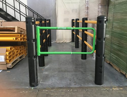 Teleskop-Sicherheitstor SafeStop